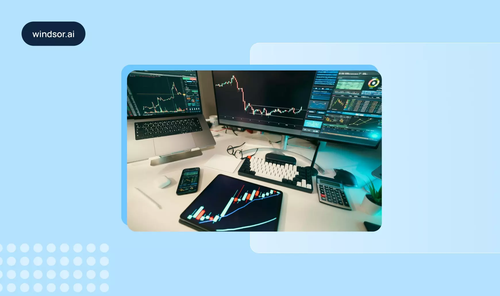 Multiple screens showing separate, siloed data dashboards representing walled garden advertising platforms