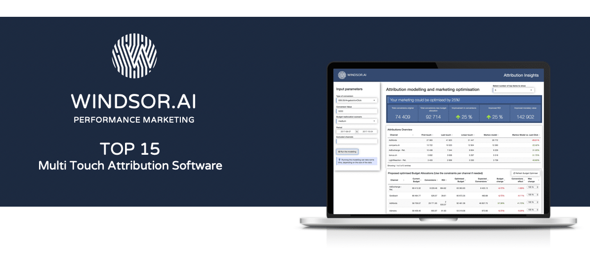 Windsor.AI is in the list of top 15 the most important Marketing Attribution Vendors