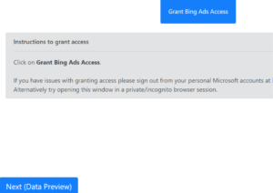 Grant Bing Access Ads