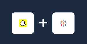 snapchat ads to tableau