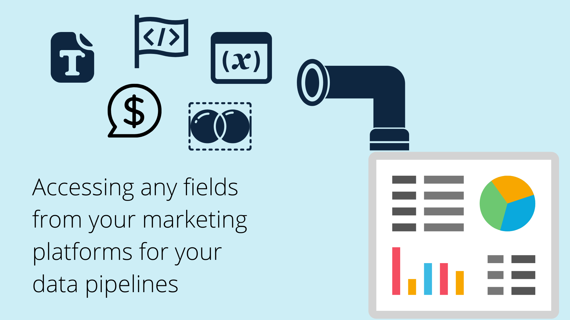 Accessing any fields from your marketing platforms for your data pipelines