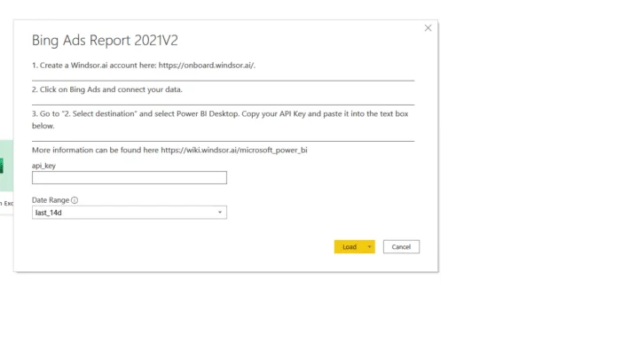 Bing Ads Power BI Report Dashboard Template