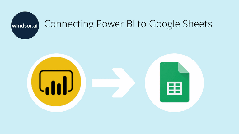 connect power bi to google sheets