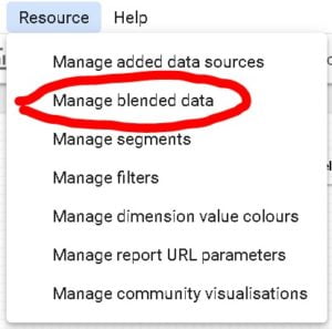 How to blend data from multiple sources in Data Studio