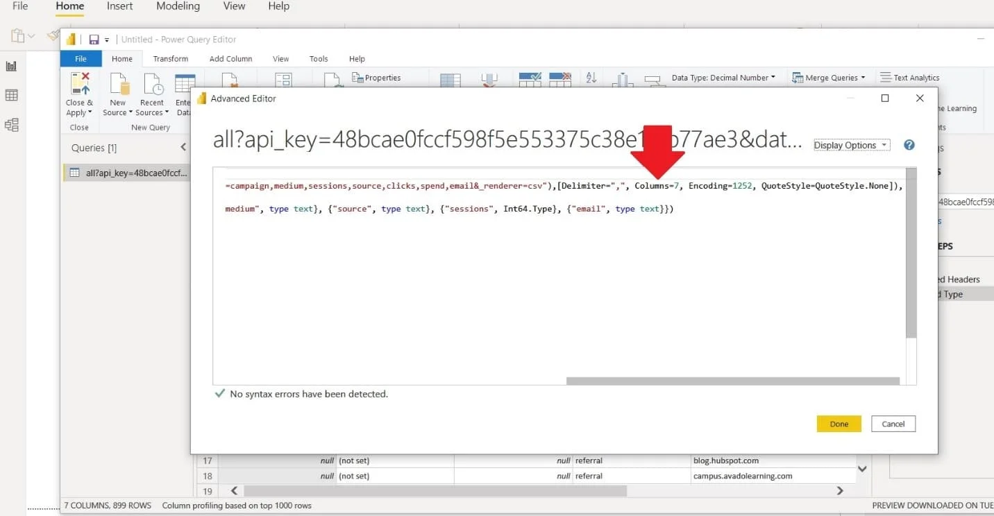 Power BI API