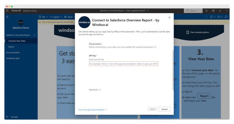 Connect your data source with windsor.ai