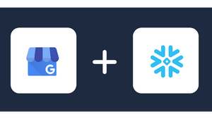 google my business snowFlake integration