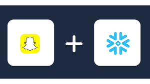 snapchat ads snowflake integration