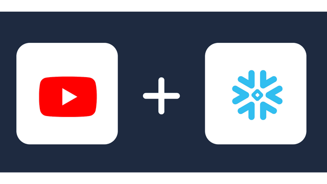 Youtube snowFlake integration