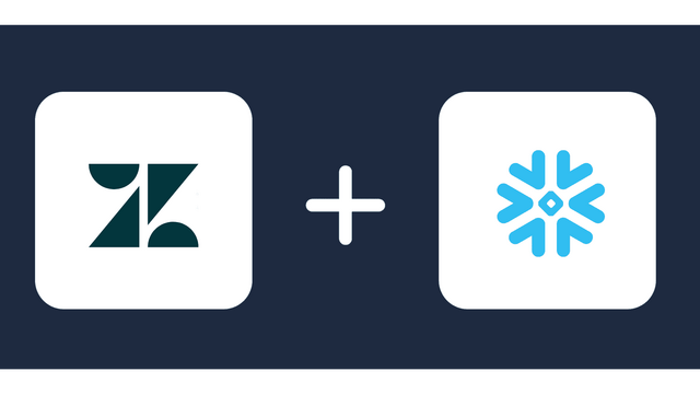 zendesk support snowflake integration