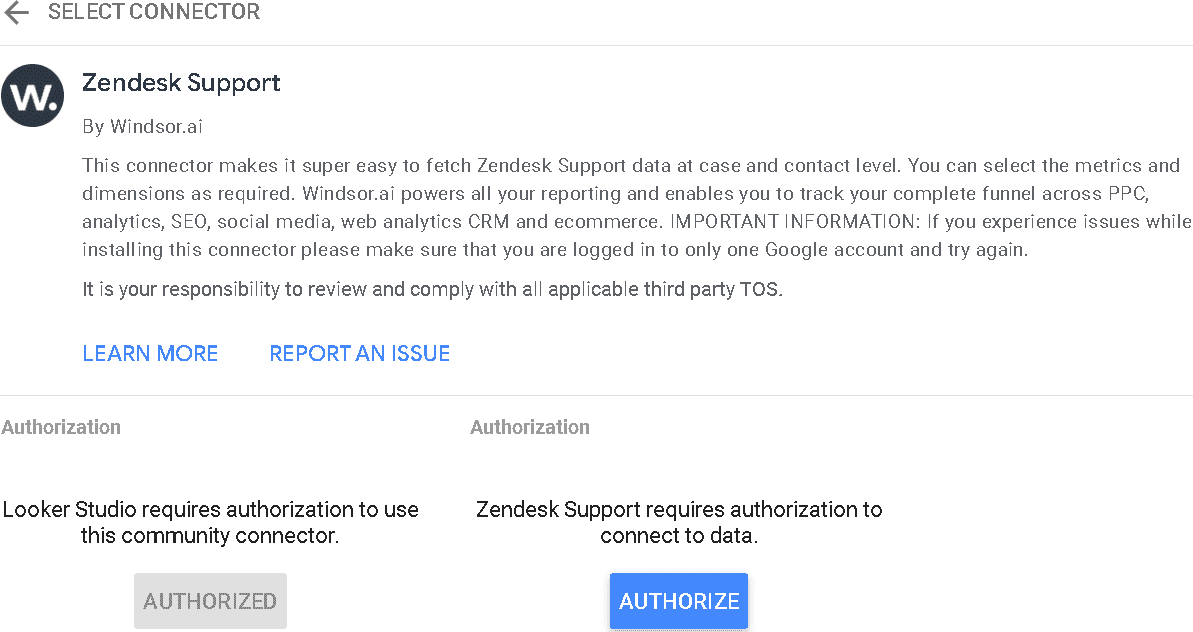 zendesk support looker studio integration