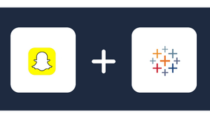 load snapchat ads to tableau