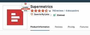 Supermetrics rating