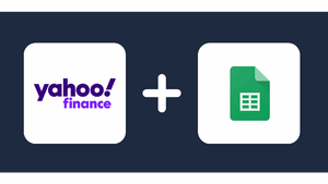Connect Yahoo Finance to Google Sheets