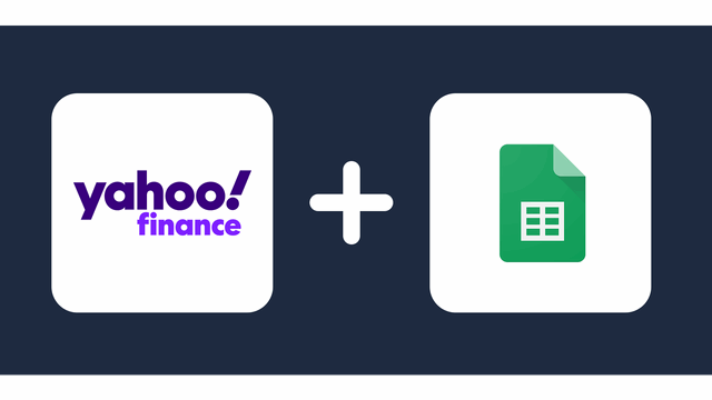 Connect Yahoo Finance to Google Sheets