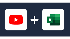 Connect YouTube to Excel