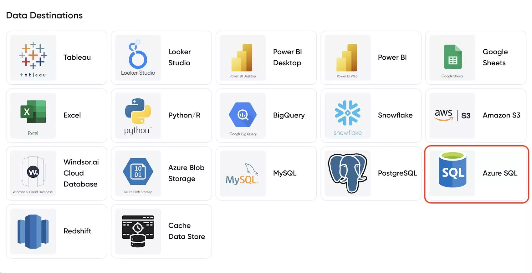 azure ms sql destination
