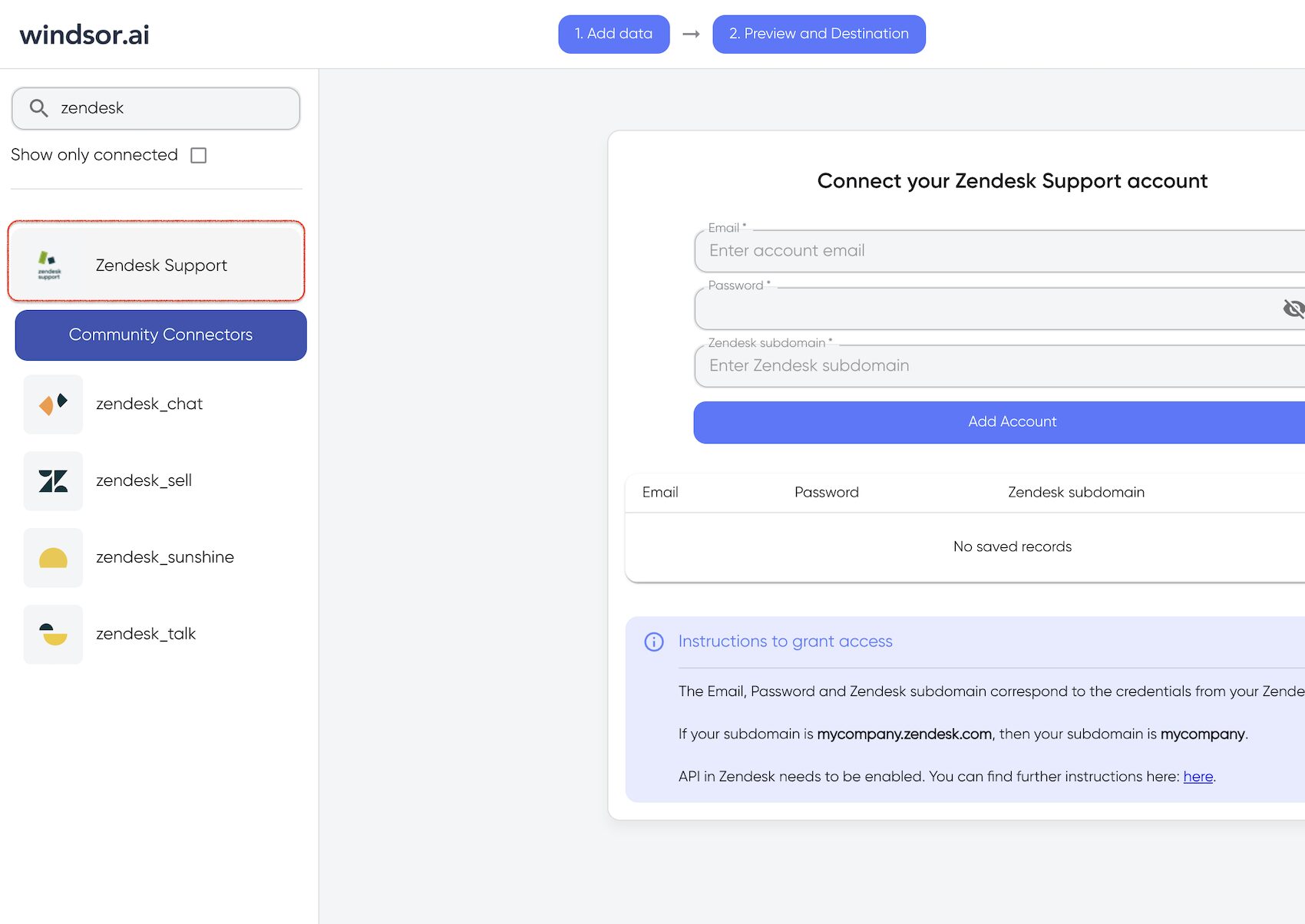 Zendesk support