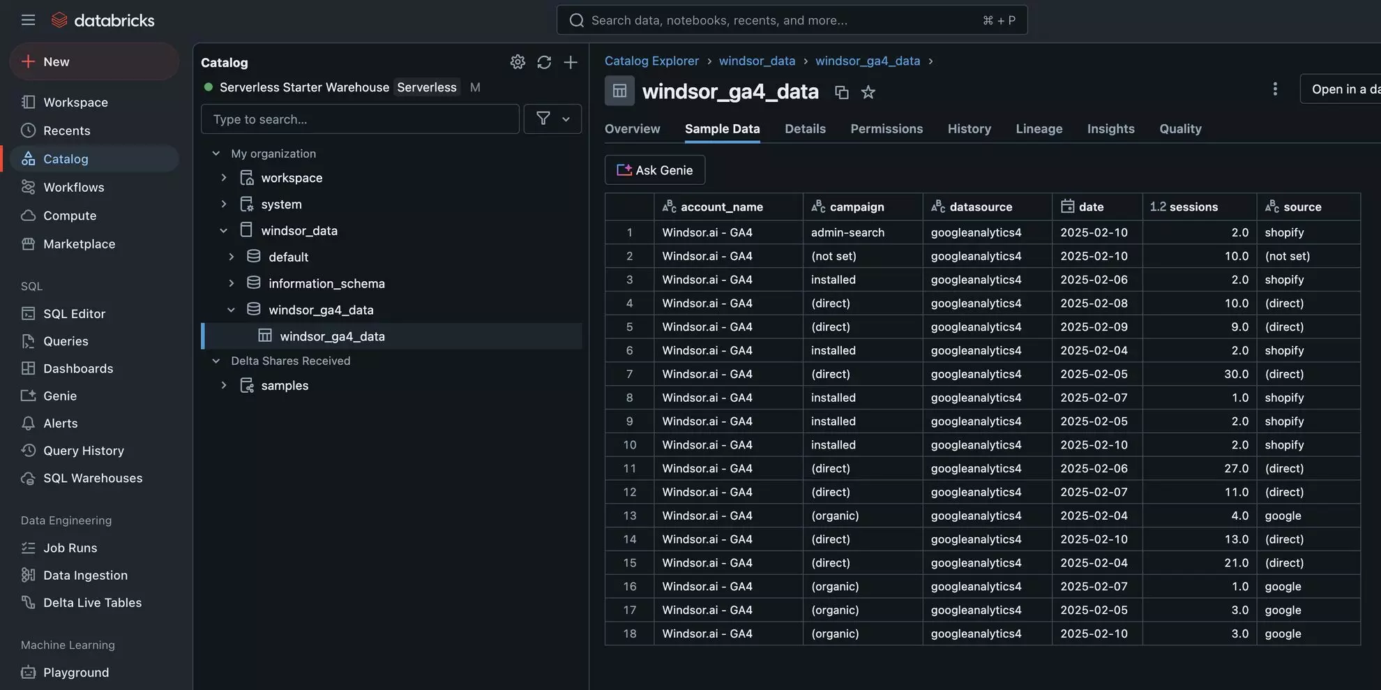 integrating data into databricks