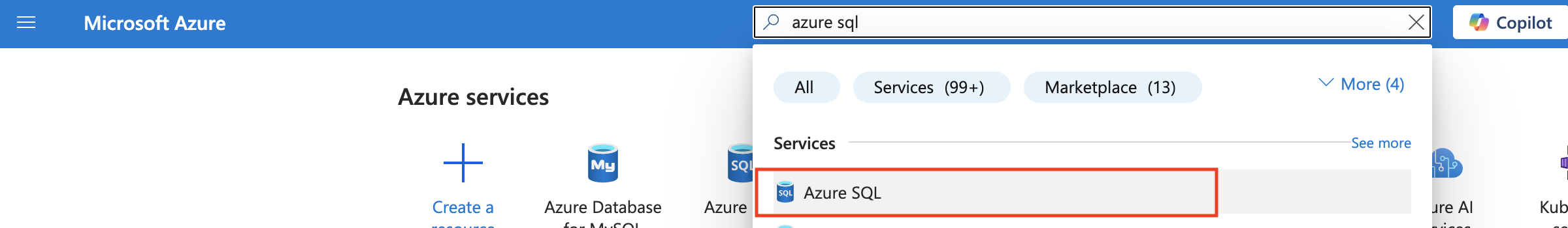 Azure SQL data integration