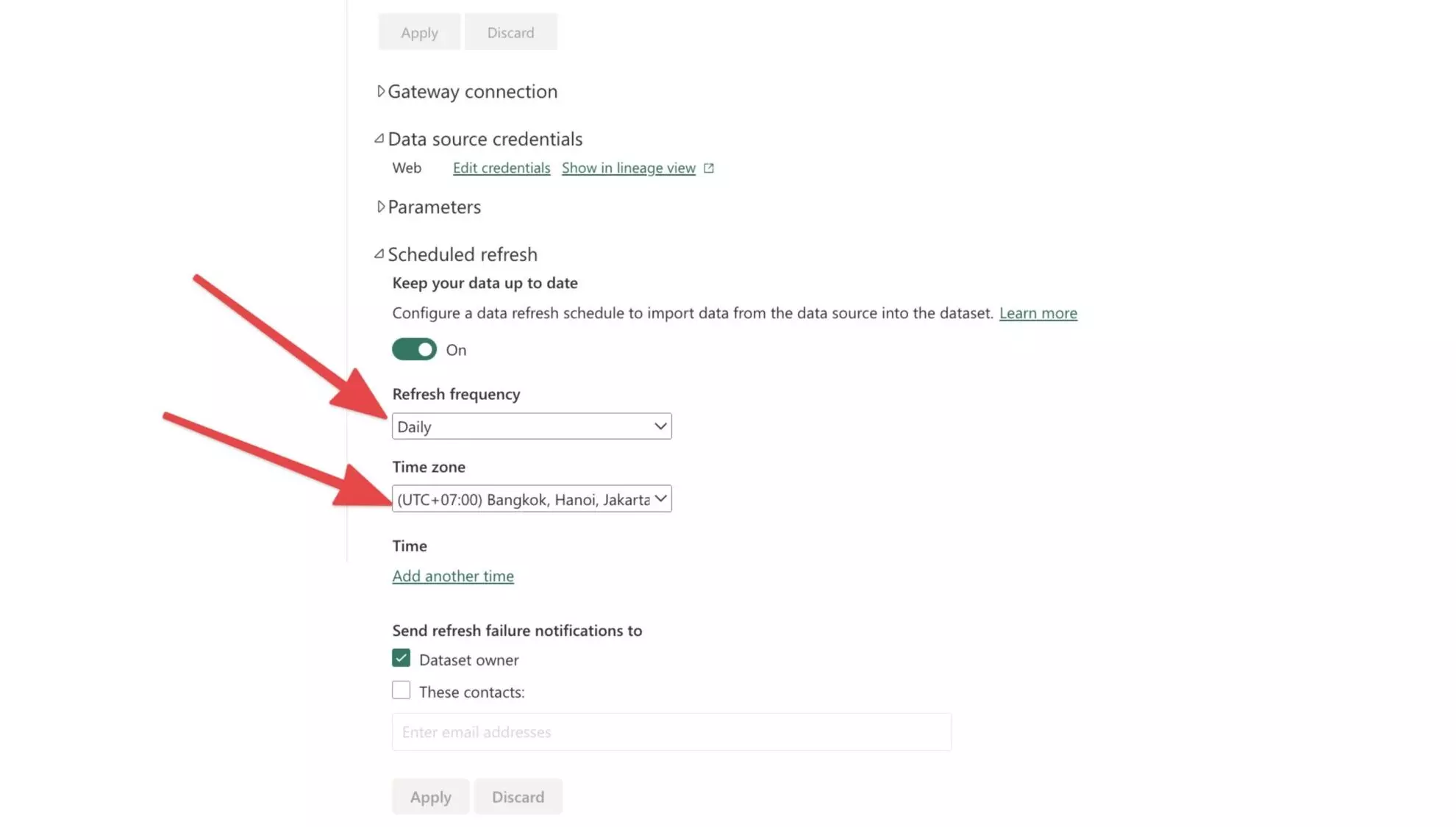 refresh interval in power bi
