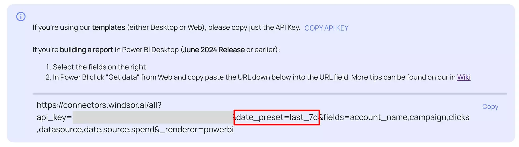 date preset windsor