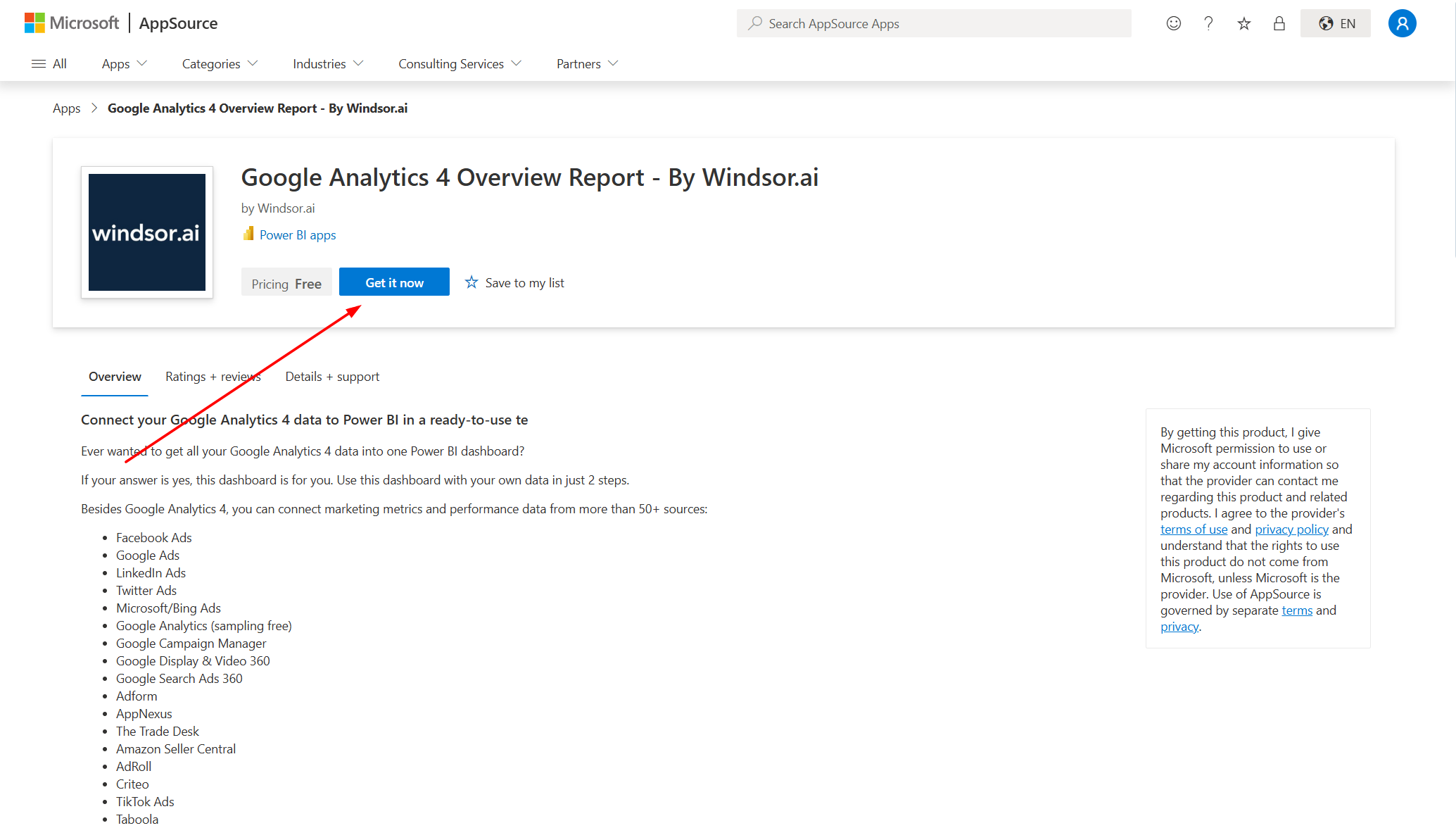 ga4 connector for power bi windsor