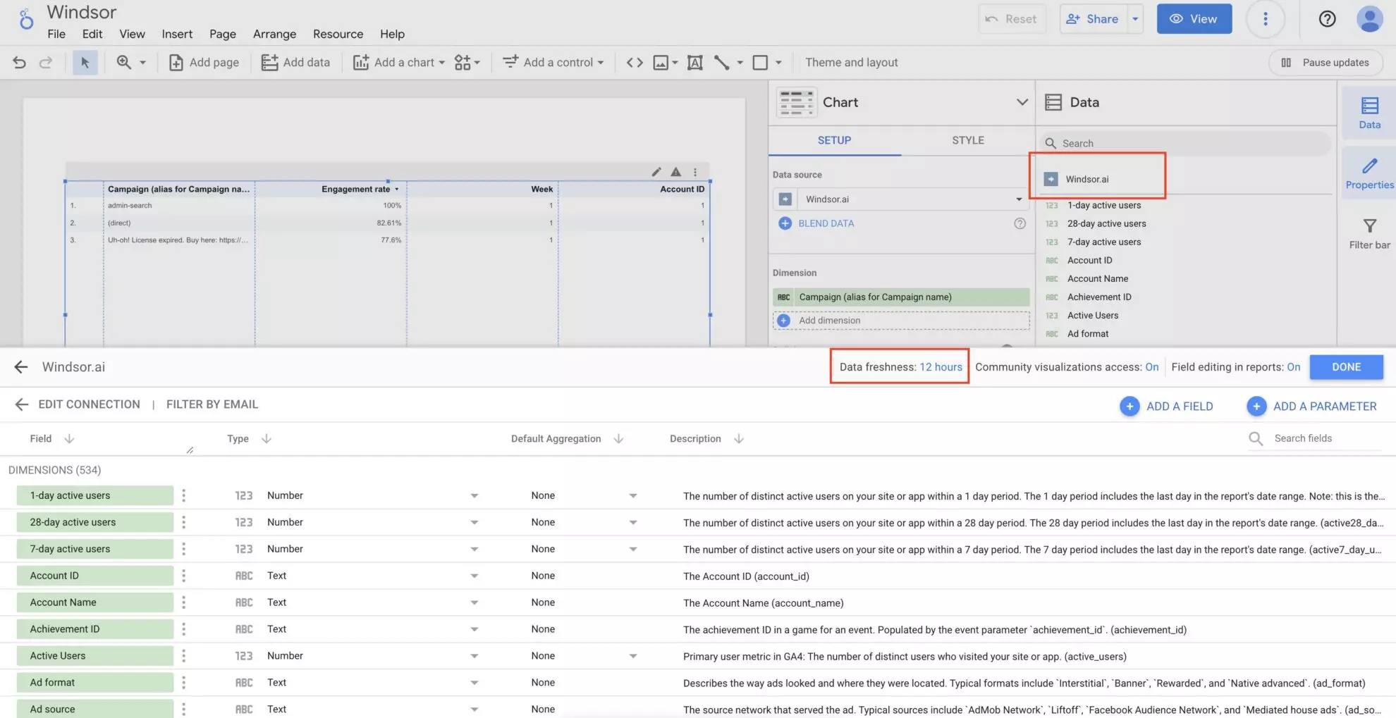 Enable Scheduled Refresh in Looker Studio