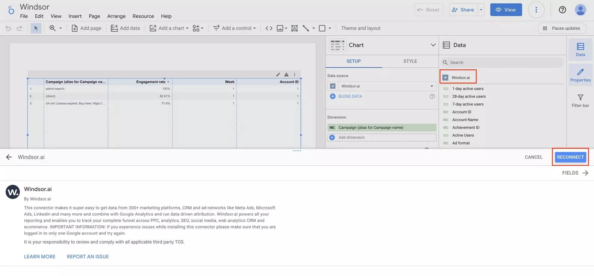 Manually refresh data in Looker Studio