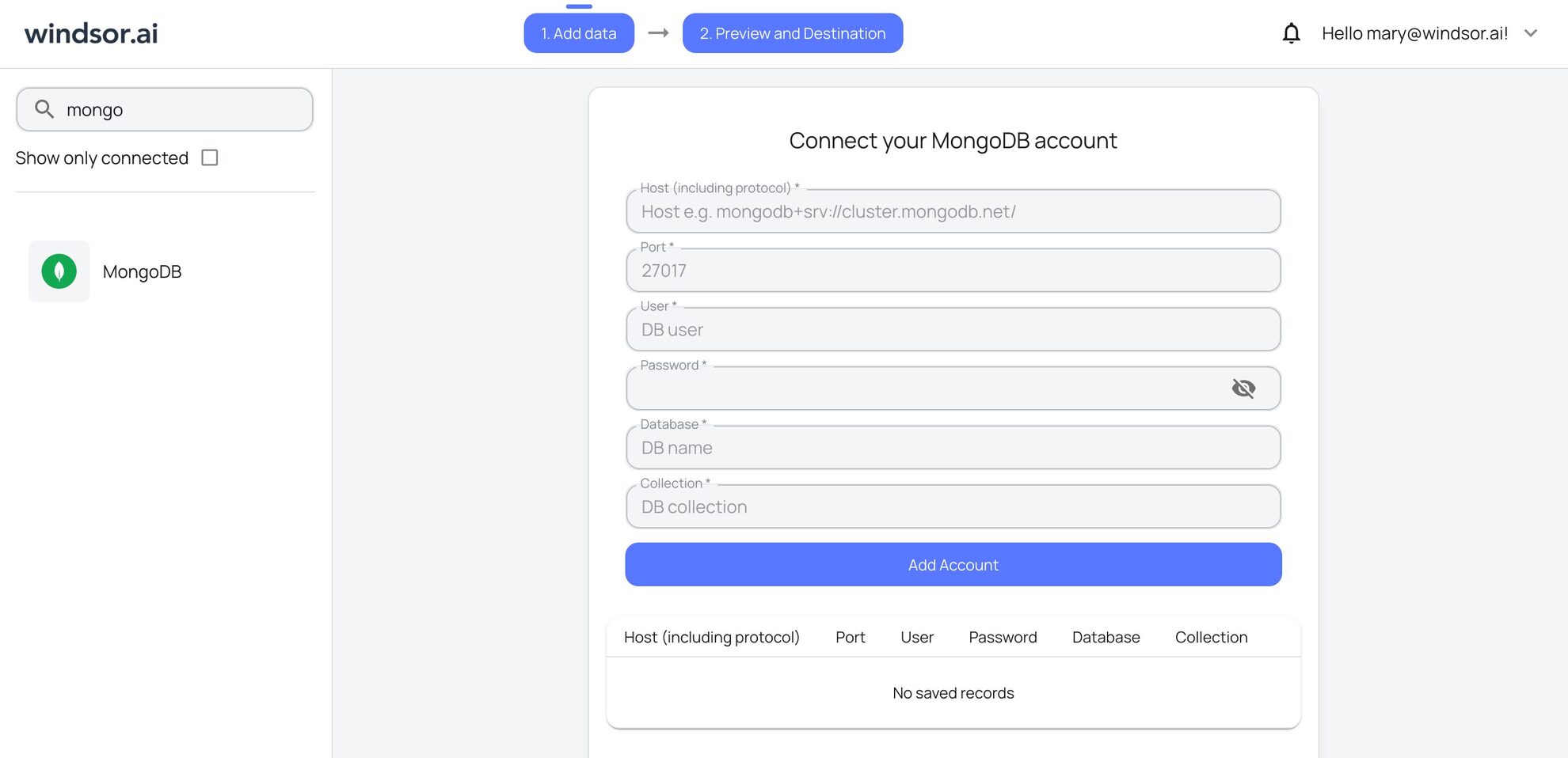 mongodb to looker studio connector