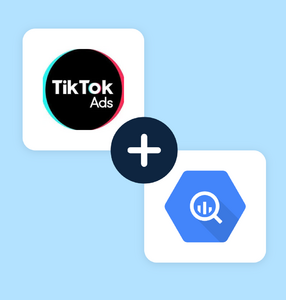 tiktok ads to bigquery