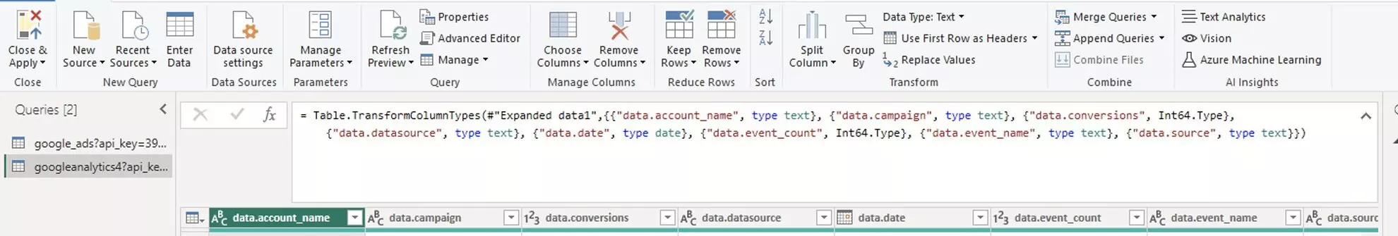 data mismatch power bi windsor.ai