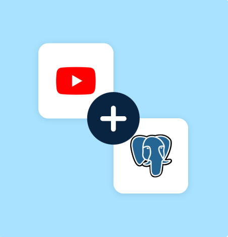 Connect YouTube to PostgreSQL with no code | Windsor.ai