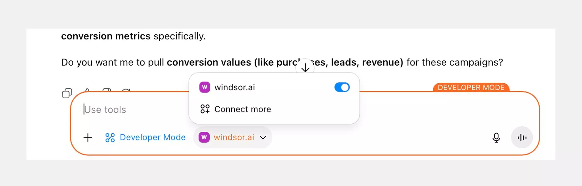 windsor mcp connector chatgpt