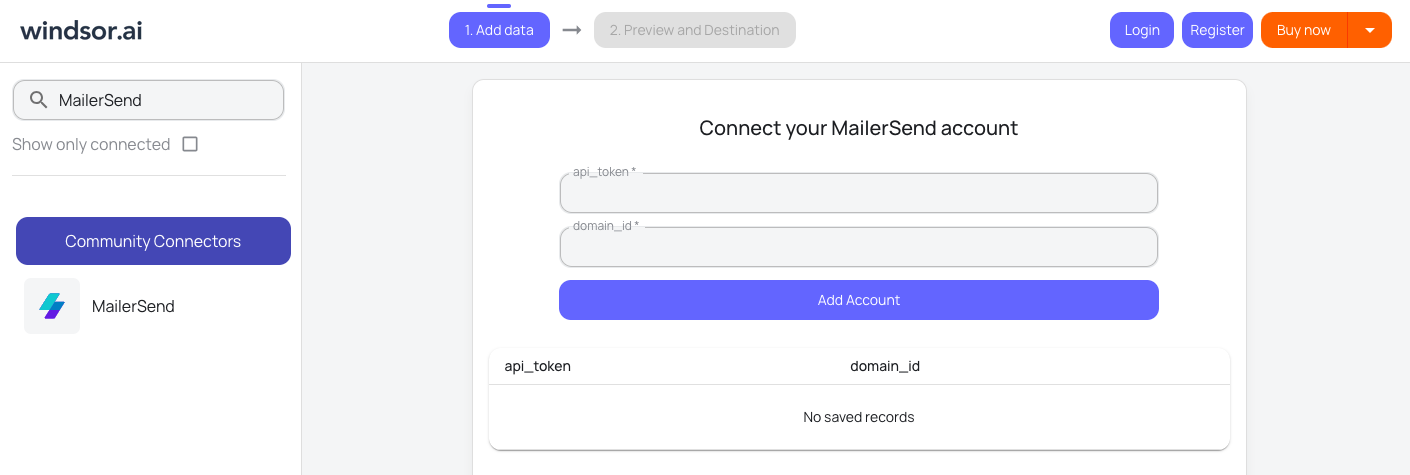 MailerSend data source