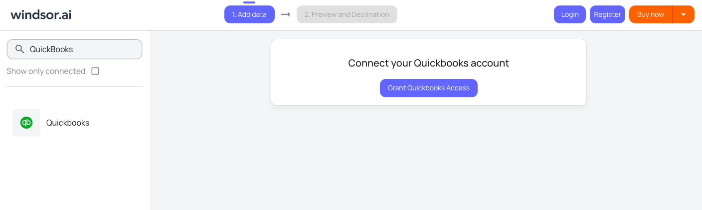 QuickBooks windsor.ai