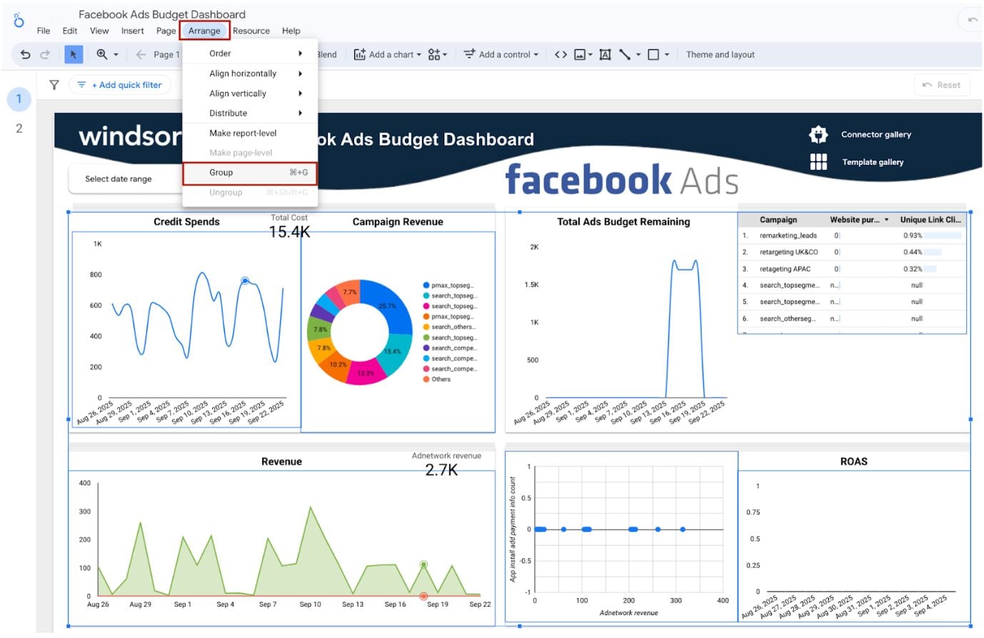 chart filters in looker studio reports