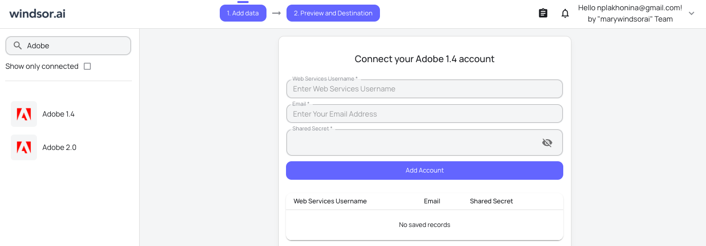 Adobe Analytics data source