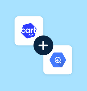 Cart to BigQuery integration