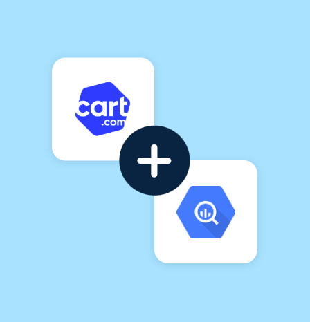 Connect Cart to BigQuery with no code | Windsor.ai