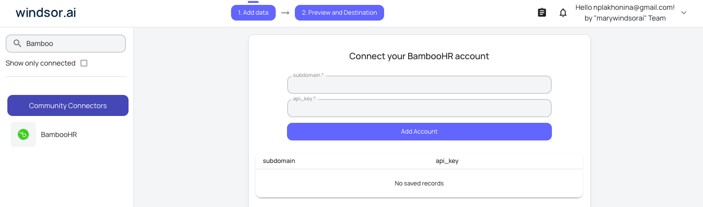 Bamboo HR data source