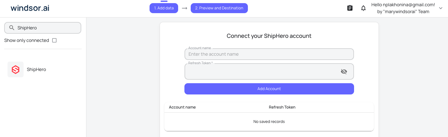 ShipHero data source