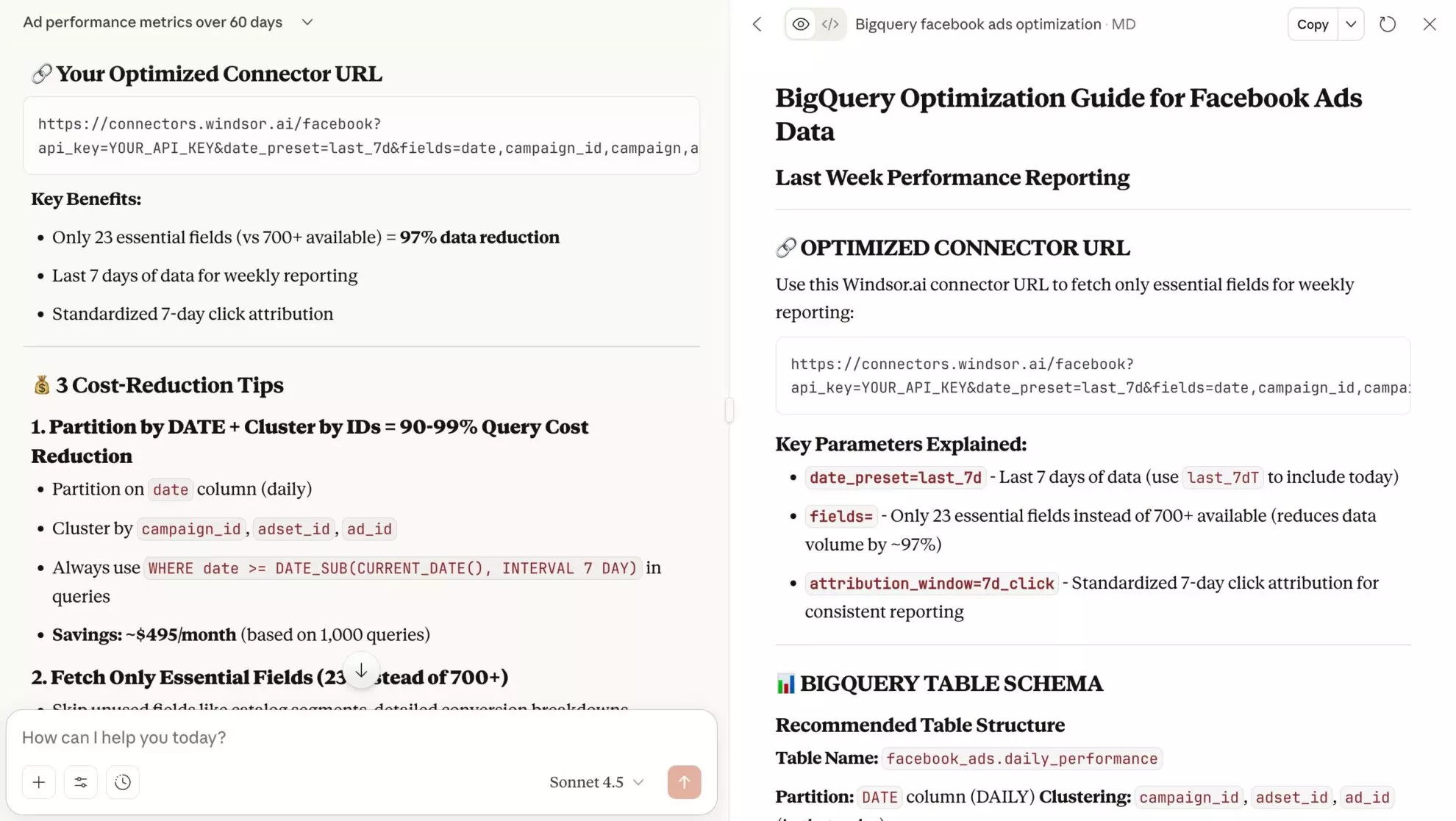 windsor mcp for data warehouse cost optimization