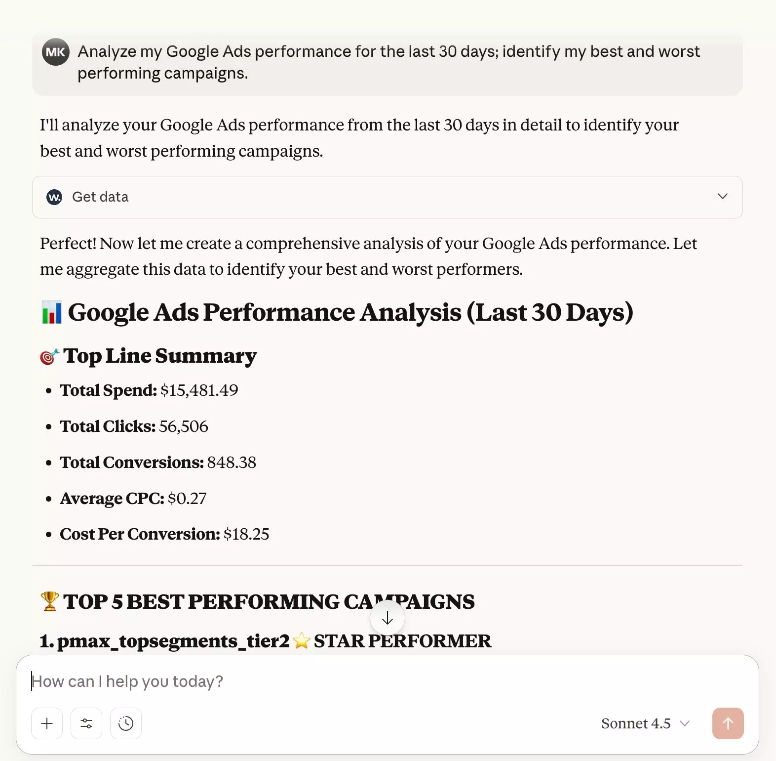 windsor mcp to spot top performers