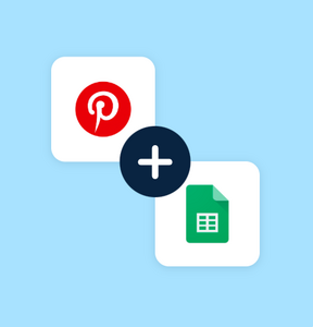 Pinterest to Google Sheets integration