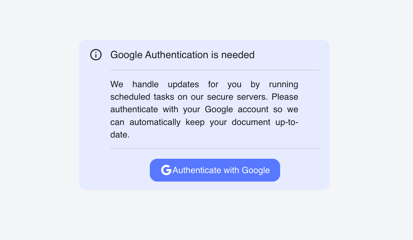 google authentication google sheets integration windsor