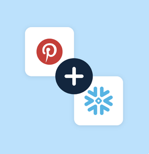 Pinterest Ads to Snowflake integration Windsor