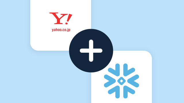 Yahoo Japan to Snowflake integration