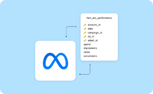 facebook ads performance data model bigquery