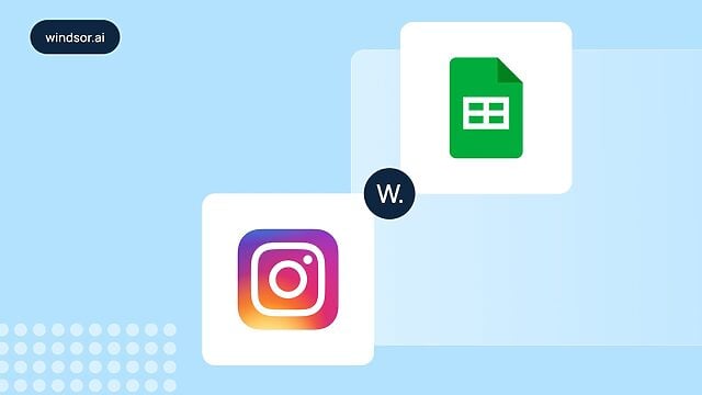 instagram organic google sheets integration